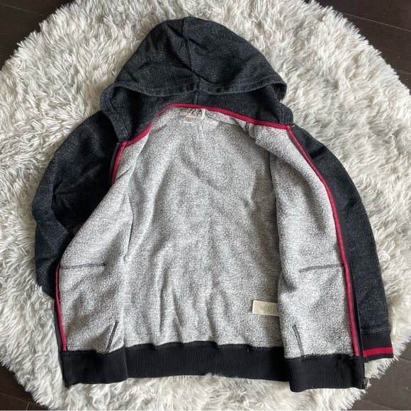 Roots Athletics, Kids RBA size XXL cabin, salt and pepper zip through hoodie - Picture 2 of 4